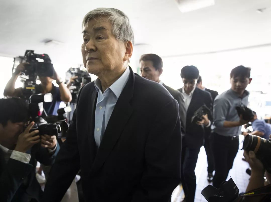 韩进集团总裁赵亮镐(图片来源:视觉中国)