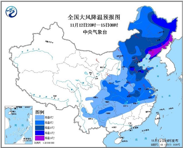 国家气候中心：北方大部分地区已入冬，今明中东部多明显降温