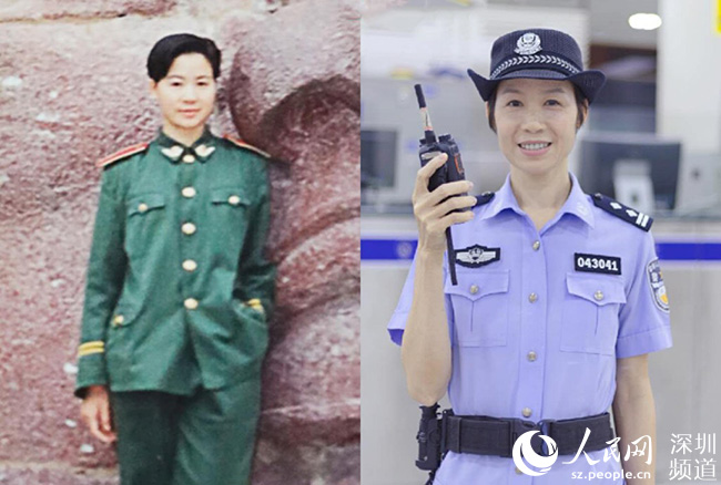 深圳皇岗出入境边防检查站职改民警:不一样的广州欧凡烫发液图片