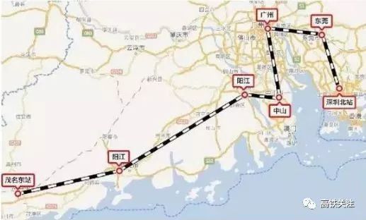 茂名至阳江广州深圳高铁票价预测!比你想象中