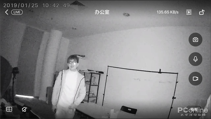 夜视模式下效果