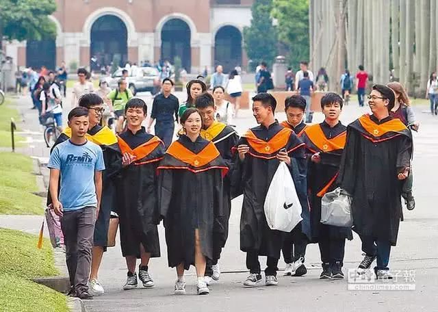 ▲到大陆就学的台湾学生数量激增。（台湾中时电子报）
