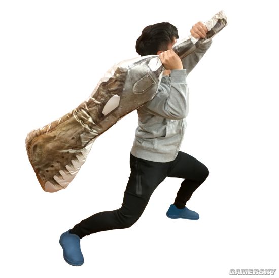 卡普空推出《怪物猎人:世界》大剑抱枕 1949元、枕剑安眠