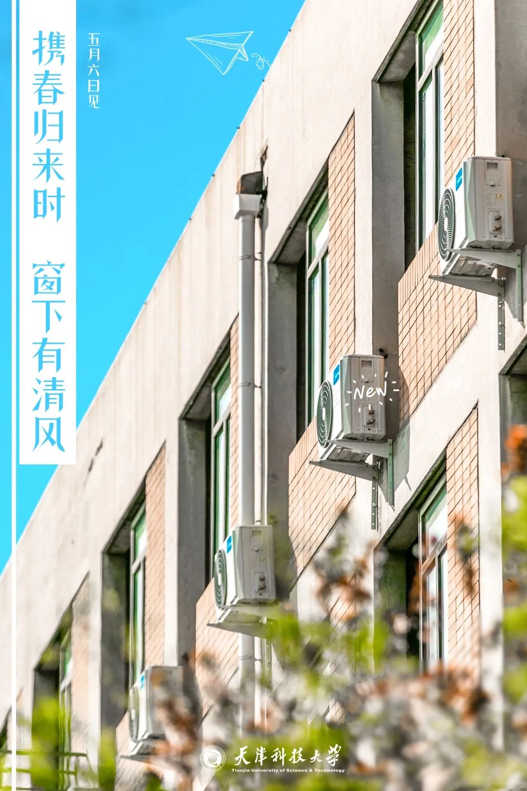 @全体!快来领取天津科技大学专属返校海报