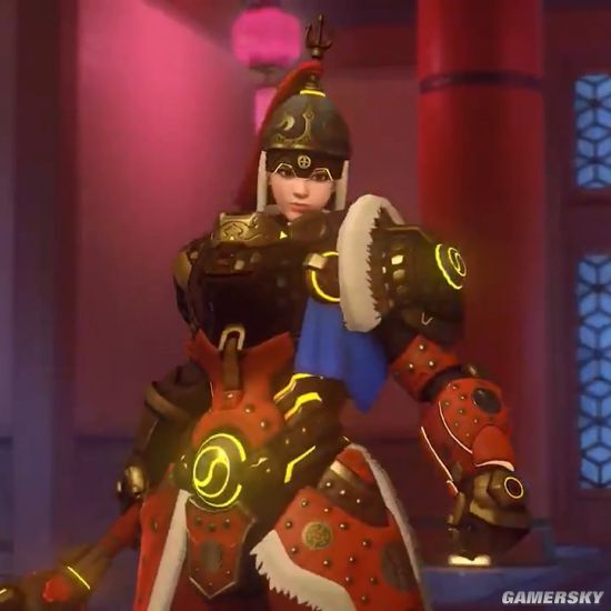 《守望先锋》布丽吉塔新春皮肤 女将军一马当先身份成谜