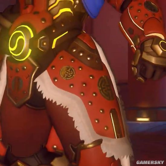 《守望先锋》布丽吉塔新春皮肤 女将军一马当先身份成谜