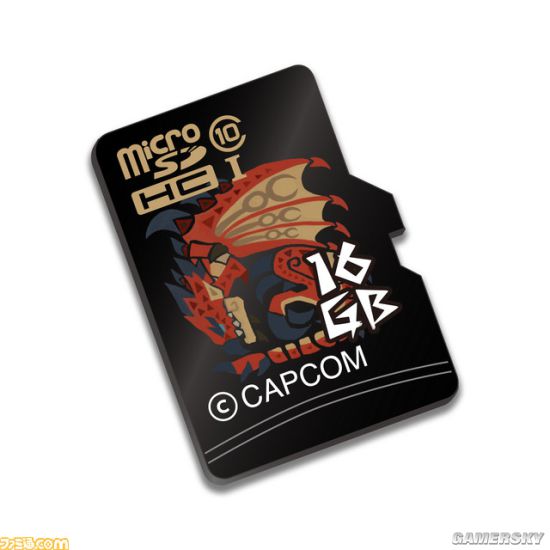 《怪物猎人》主题microSD卡即将发售 16GB、售价118元