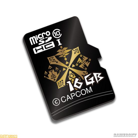 《怪物猎人》主题microSD卡即将发售 16GB、售价118元