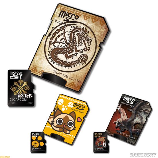 《怪物猎人》主题microSD卡即将发售 16GB、售价118元