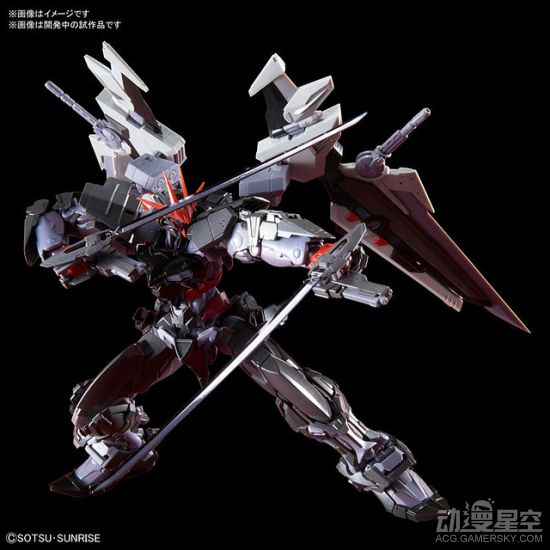 《机动战士高达SEED DESTINY ASTRAY》漆黑异端高达 电镀工艺超帅