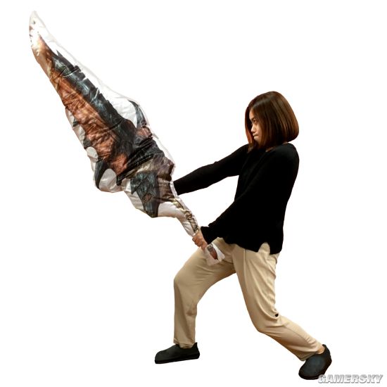 卡普空推出《怪物猎人:世界》大剑抱枕 1949元、枕剑安眠