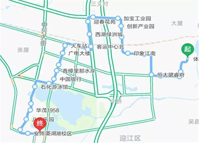 安庆411路公交车路线图,安庆10路公交车路线图 32路公交新设4个站点,一条公交线路带你看遍安庆!