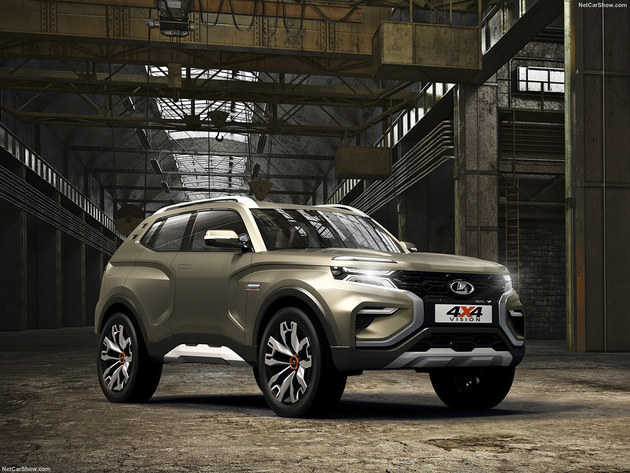 拉达4x4 Vision概念车亮相 依然很战斗