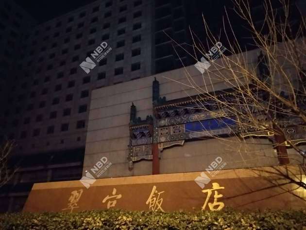 翠宫饭店正门 图片来源:每经实习记者 王丽娜 摄