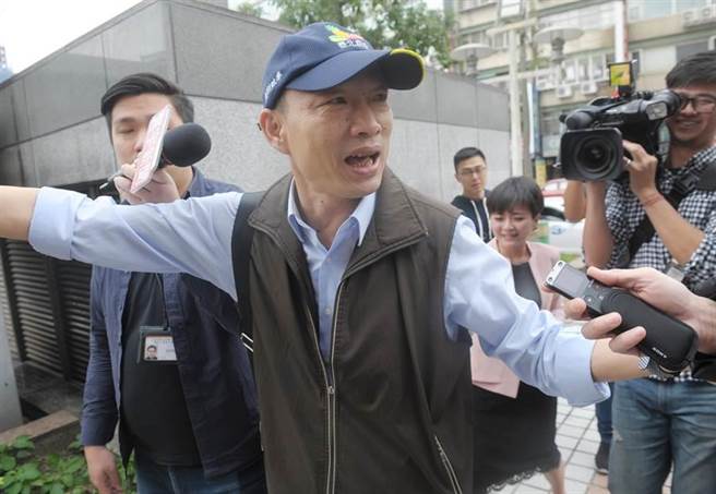 韩国瑜欲选台北市长最后时刻踩刹车(图片来源:“中时电子报”)