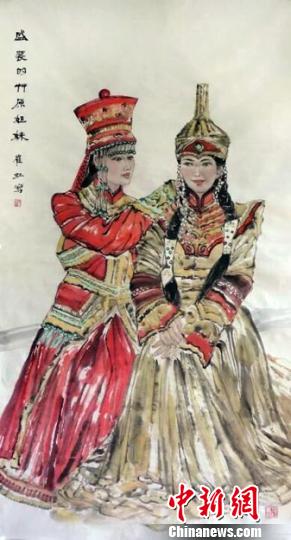 被骗的书画作品 警方供图