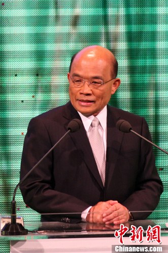 資料圖:蘇貞昌。<a target='_blank' href='http://www.chinanews.com/'>中新社</a>發 董會峯 攝