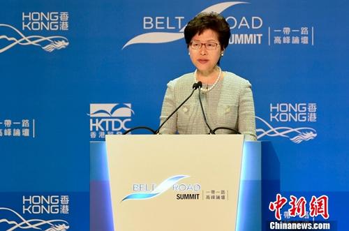 资料图片:香港特区行政长官林郑月娥。<a target='_blank' href='http://www.chinanews.com/'>中新社</a>记者 张炜 摄