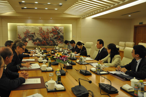 外交部副部长王超会见德国驻华大使柯慕贤