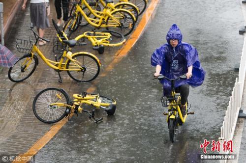 24日上午，北京迎来降雨。 图片来源：视觉中国
