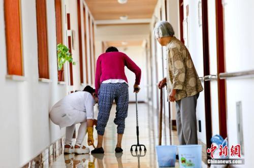 養老院資料圖。<a target='_blank' href='http://www.chinanews.com/'>中新社</a>發 陸欣 攝