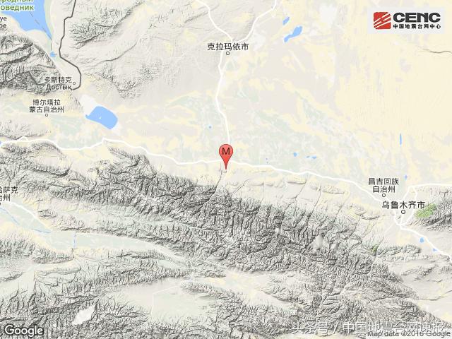 新疆克拉玛依市独山子区发生3.2级地震