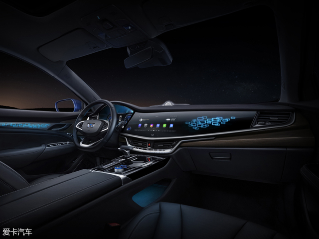 内饰大气有质感 吉利发博瑞GE内饰官图