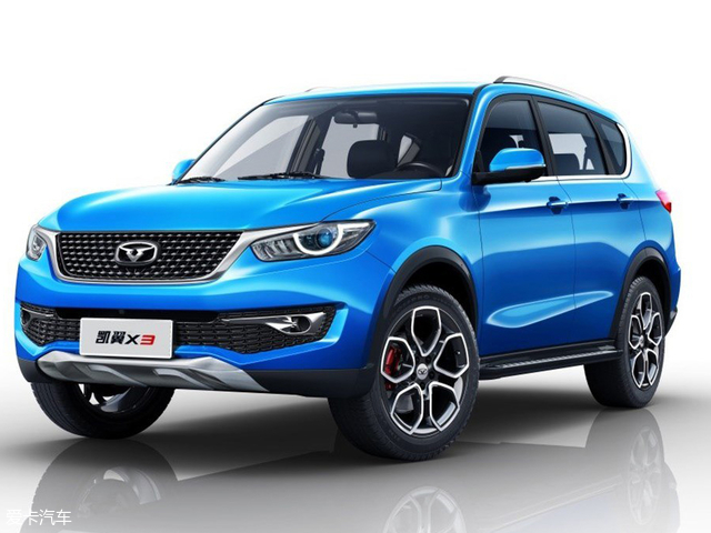 2018款凯翼X3官图发布 搭载1.6L发动机