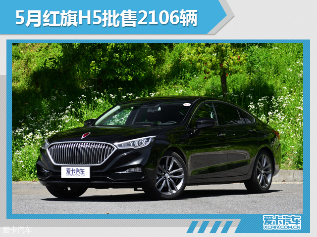 红旗品牌5月销量2906辆 年销目标3万辆
