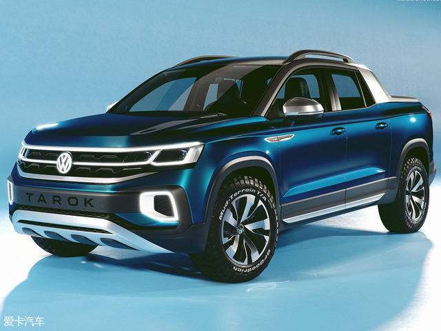 大众Tarok概念车官图发布 定位皮卡车型