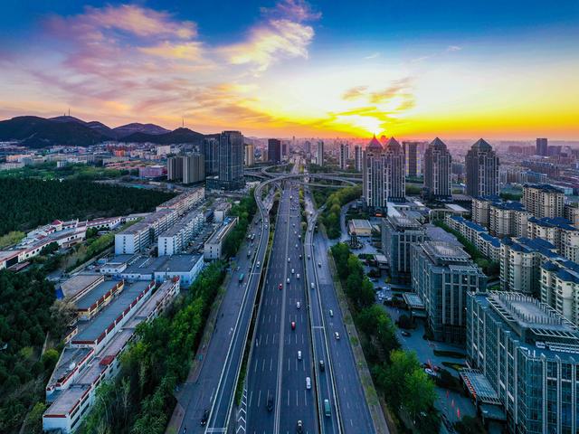 济南燕山立交桥夜景