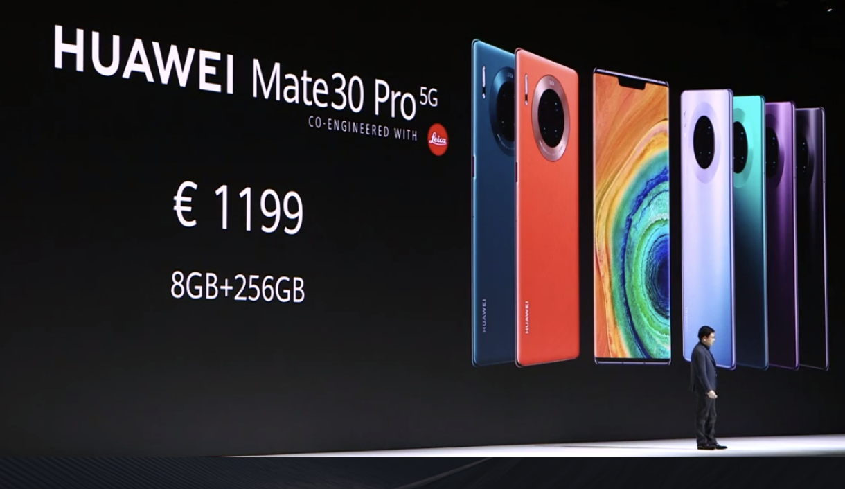 华为mate30上市时间,华为mate30 5g 华为mate30系列发布 799欧元起
