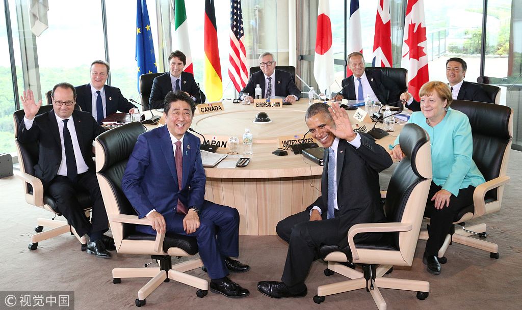 特朗普G7峰会遭6国围攻同一天上合现场照也