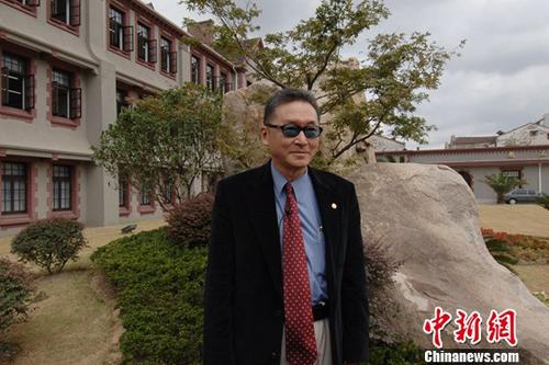 李敖资料图。 中新社记者 葛凤章 摄