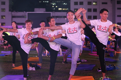 北大夜奔暨北京大学第五届年度校园体育之夜举行