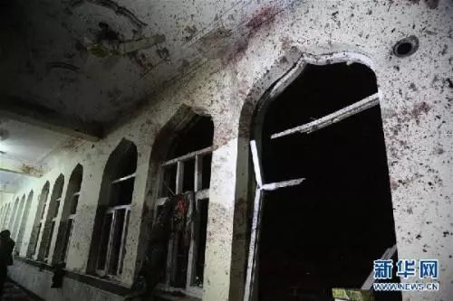 ▲资料图片：2017年10月20日，喀布尔西部一座什叶派清真寺遭到自杀式炸弹袭击。