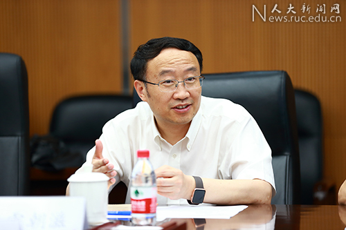 教育部科技司司长雷朝滋一行来中国人民大学调