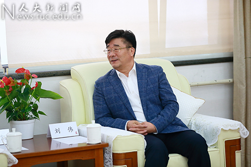 刘伟校长会见吉林省委常委、组织部长王凯