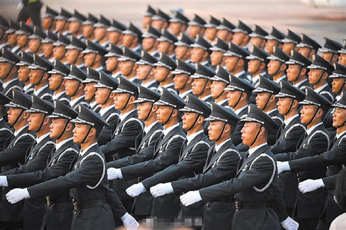▲宋子轩在国庆阅兵时的队列位置（来源：《人民日报》）