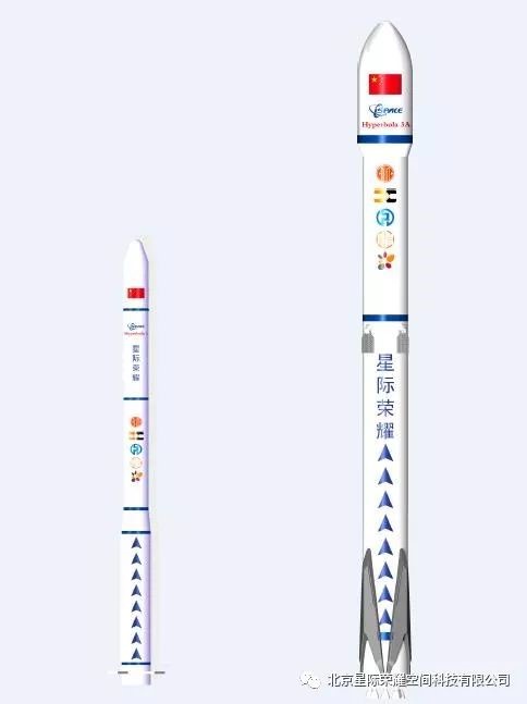 星际荣耀规划的火箭型号，图片来自星际官微