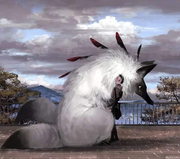 11区画师将小动物绘制成庞然大物 巨型猫咪来治愈你