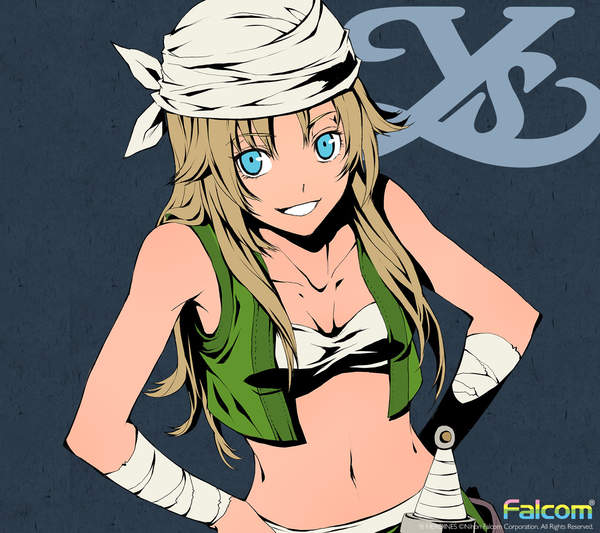 《伊苏》官方发布精美壁纸 《伊苏》系列精美壁纸 小姐姐酥胸微露,御姐范十足