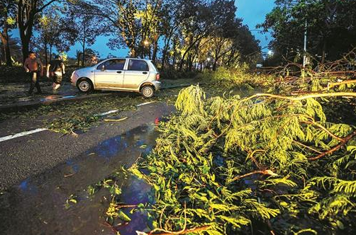 台风山竹昨在广东登陆 港珠澳大桥扛住16级