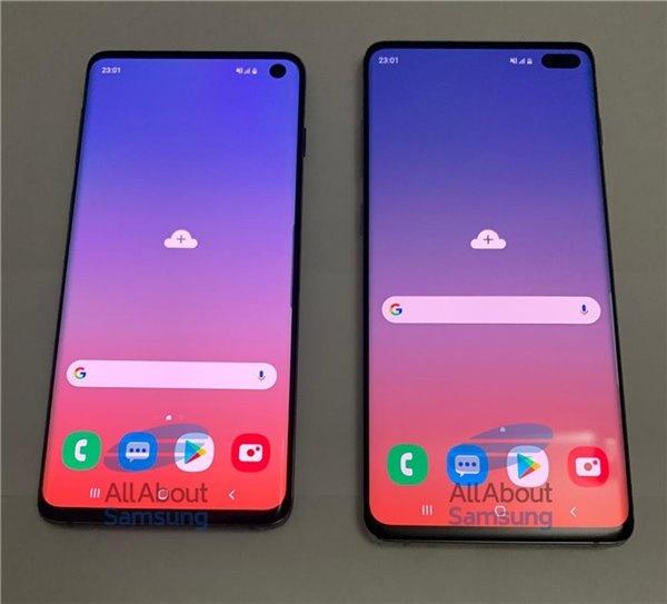 三星Galaxy S10(图片引自微博)