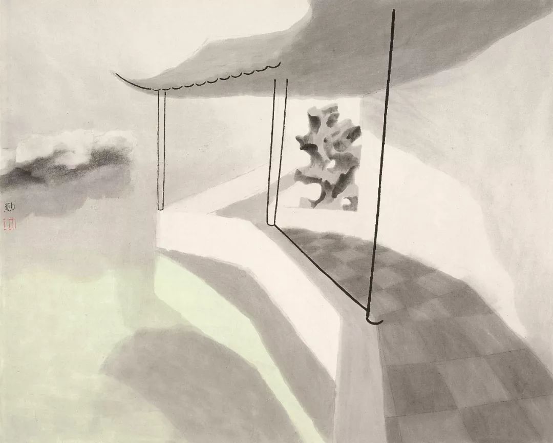 艺术动态丨他的水墨：沈勤作品展开幕