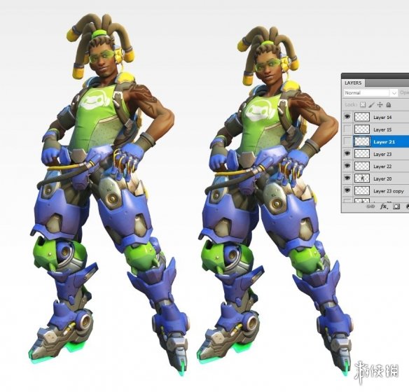 女半藏也太“攻”了吧!网友自制《守望先锋》英雄性转图