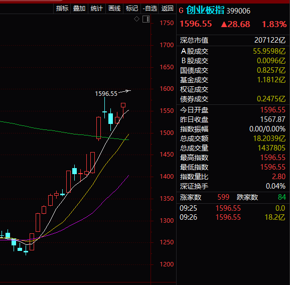 金融股科技股全面发力