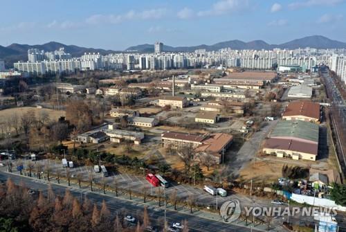 (位于富平的美軍基地 韓聯(lián)社)