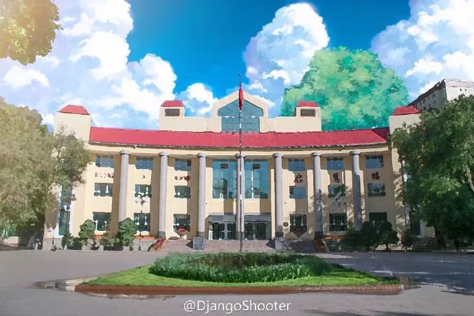 美翻!小伙绘制乌鲁木齐版《你的名字》,这图片风格简直了!