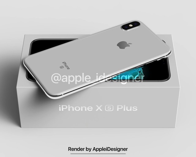 iPhone Xs Plus渲染图露出,有三种颜色
